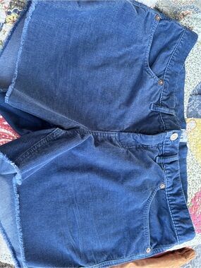 GAP Indigo Corduroy Shorts